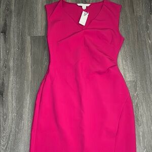Elegant Pink Sleeveless Dress